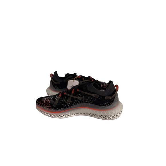 Adidas 4D Fusio Core Mens Size 5 Black Solar Red Running Shoes Athletic GZ7884 - Picture 6 of 9